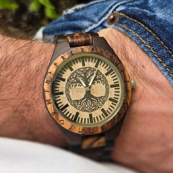 Personalized Tree Of Life Handmade Wooden Watch