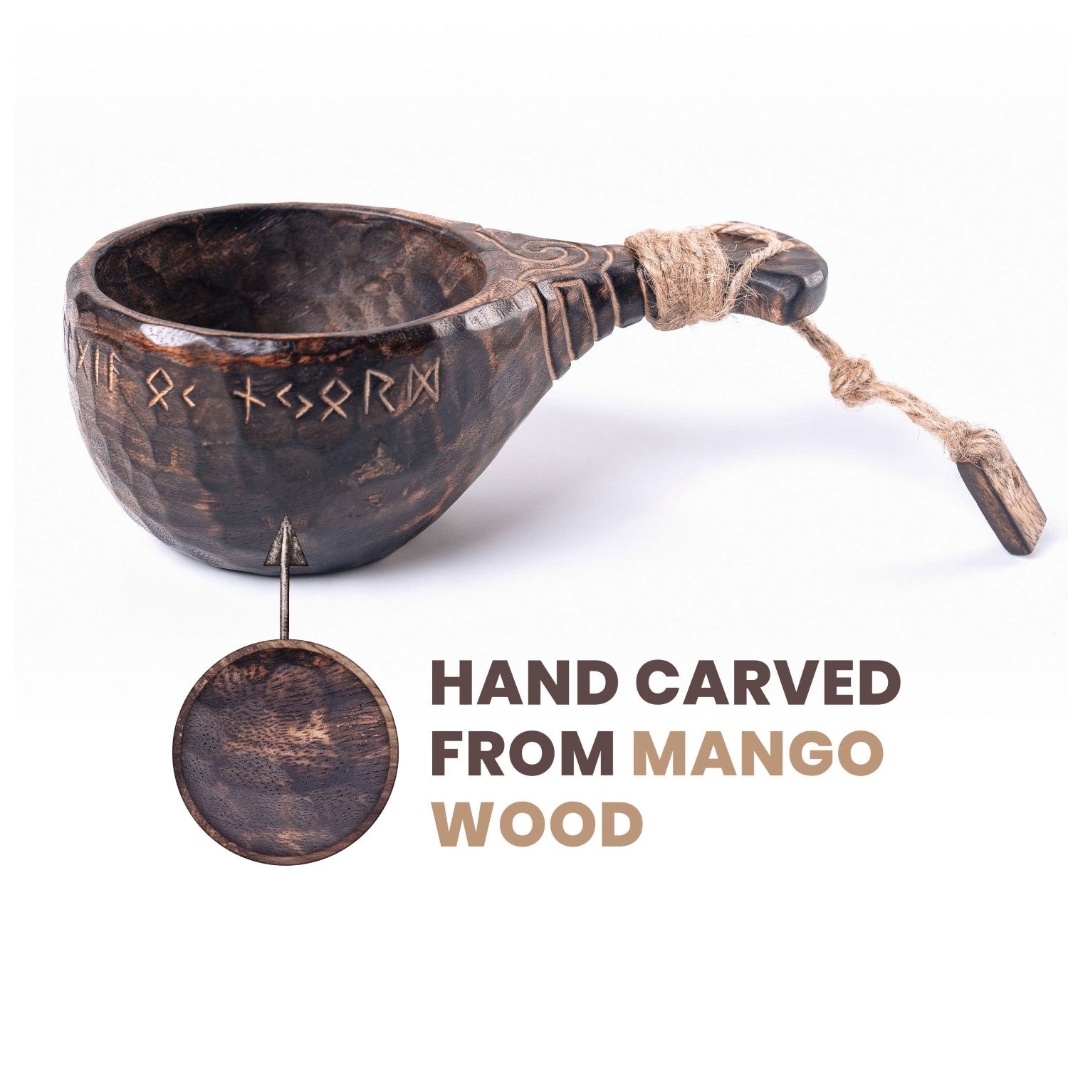 Kuksa Cup – Hand-Carved Scandinavian Bushcraft Mug