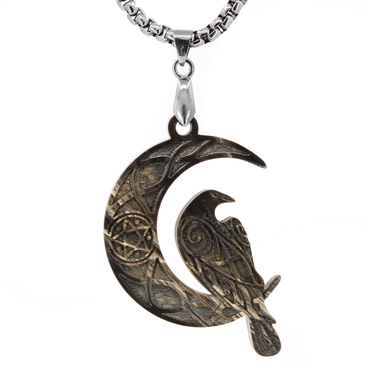 Horn Pendant with Chain