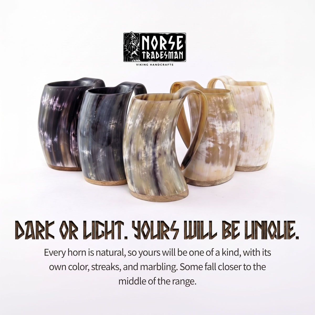 Horn Tankard Mug (Pick Your Color)