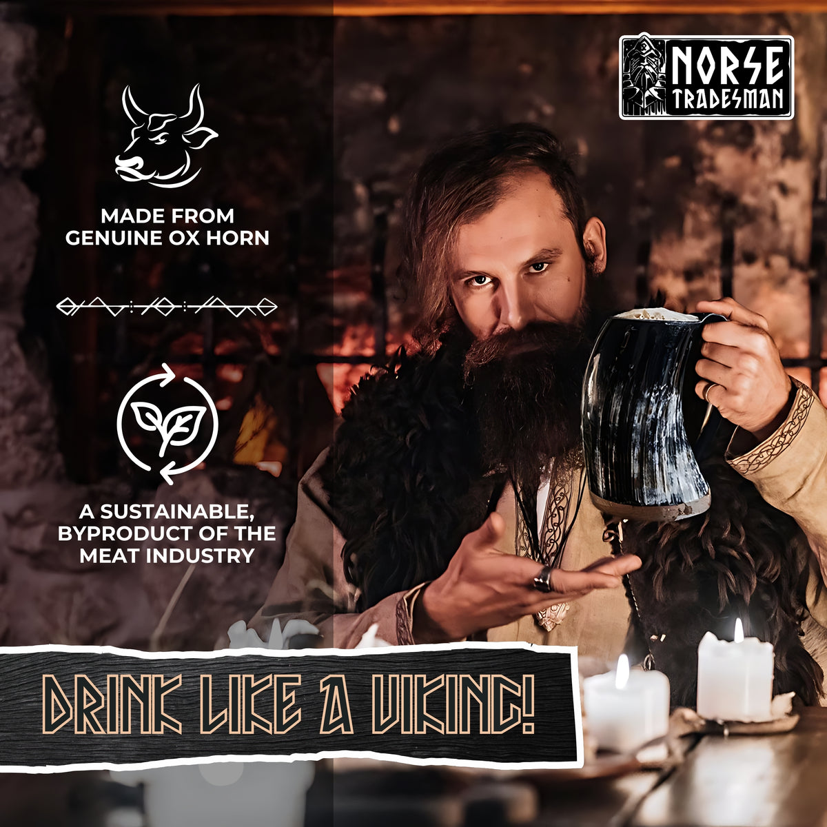 Viking Horn Tankard