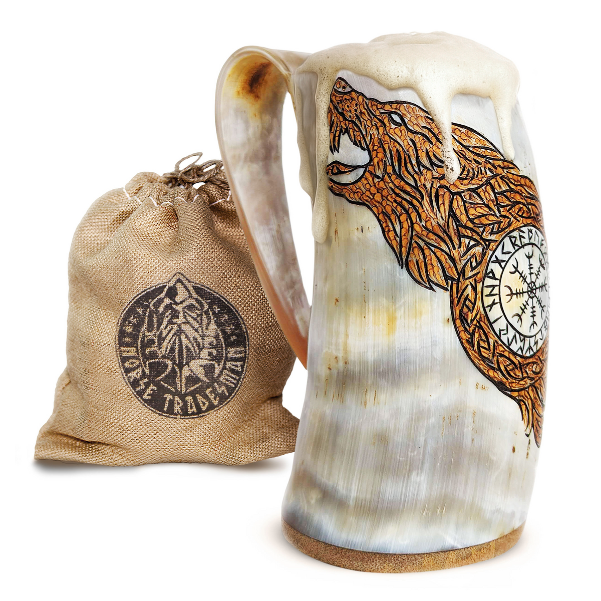Horn Tankard Mug (Pick Your Color)
