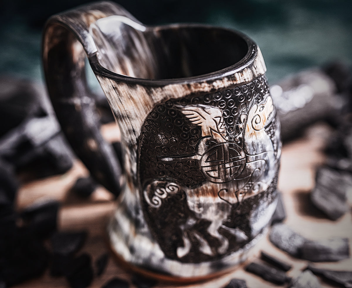 Horn Tankard Mug