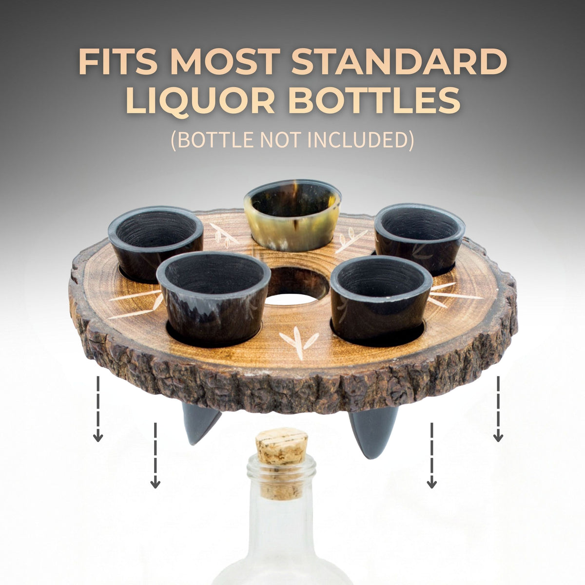 Drinking Horn Shot Glass Set