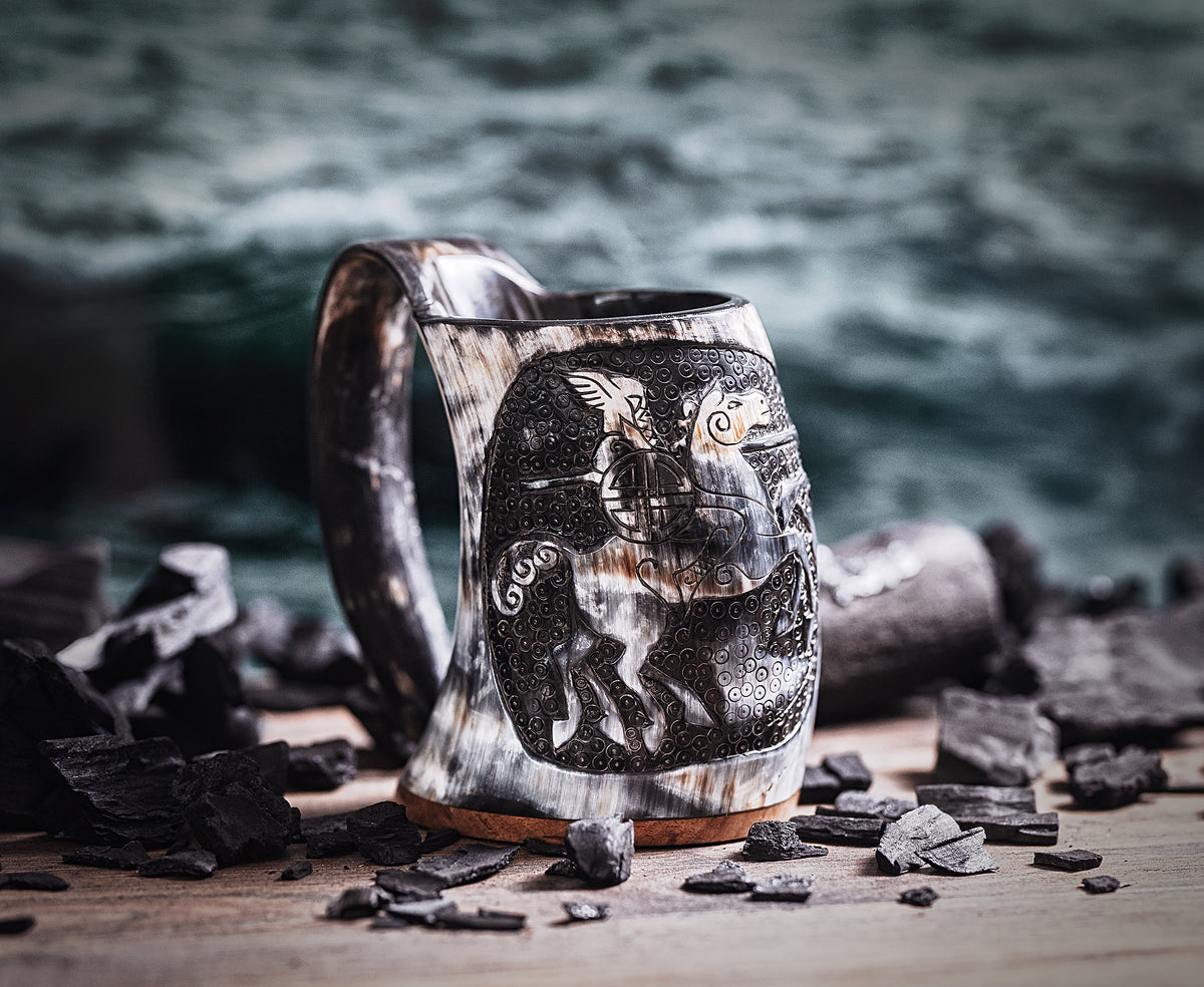 Horn Tankard Mug