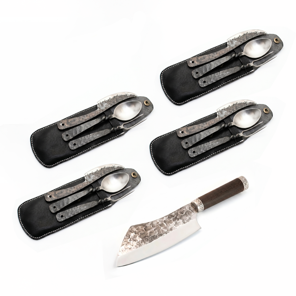 Viking Chef Collection (4 Cutlery Sets + 1 Kitchen Knife)