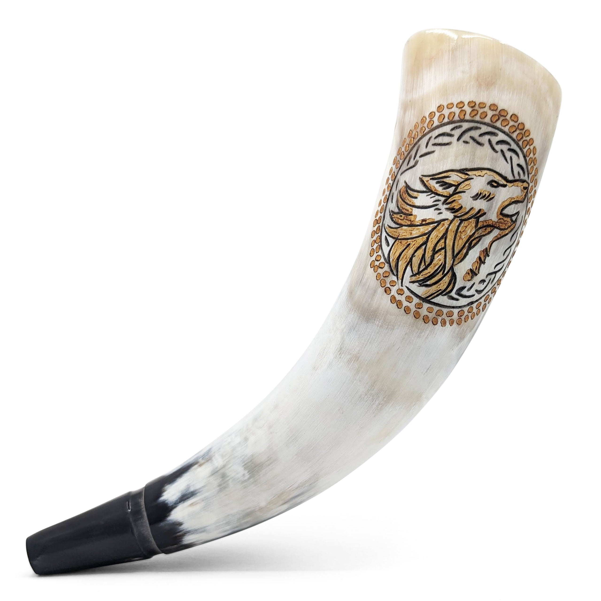 WWII期  Horwing Co.社製 Viking Craft Viking Replica War Horn | Genuine Ox-Horn Gjallarhorn