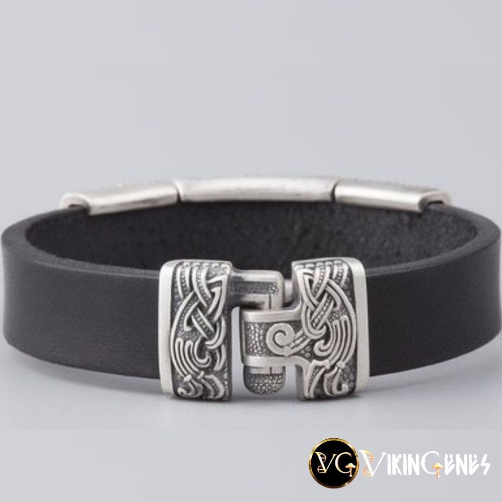 Viking Bracelet of Hugin - Vegvisir - Munin