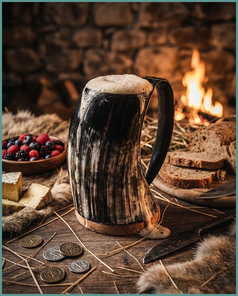 16 oz Horn Tankard Mug - Engraved