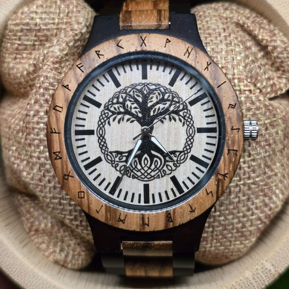 Personalized Tree Of Life Handmade Wooden Watch