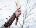 Personalized Drinking Horn with Stand