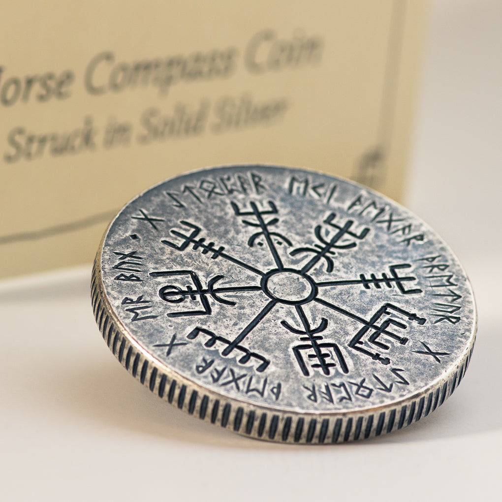 Vegvisir Wayfinder Coin - Silver