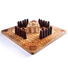  TOKZON Hnefatafl Viking Chess Set, Hnefatafl Board