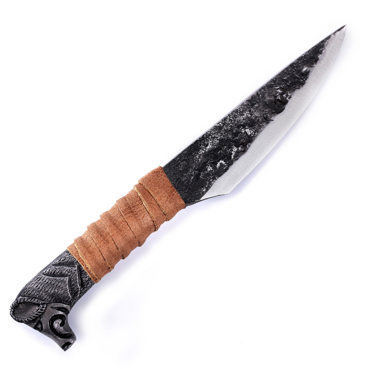 Viking Boar&#39;s Head Knife - 5.5&quot; Blade