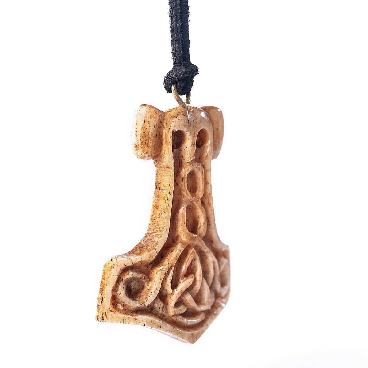 Viking Bone Pendant - Mjolnir Odinson