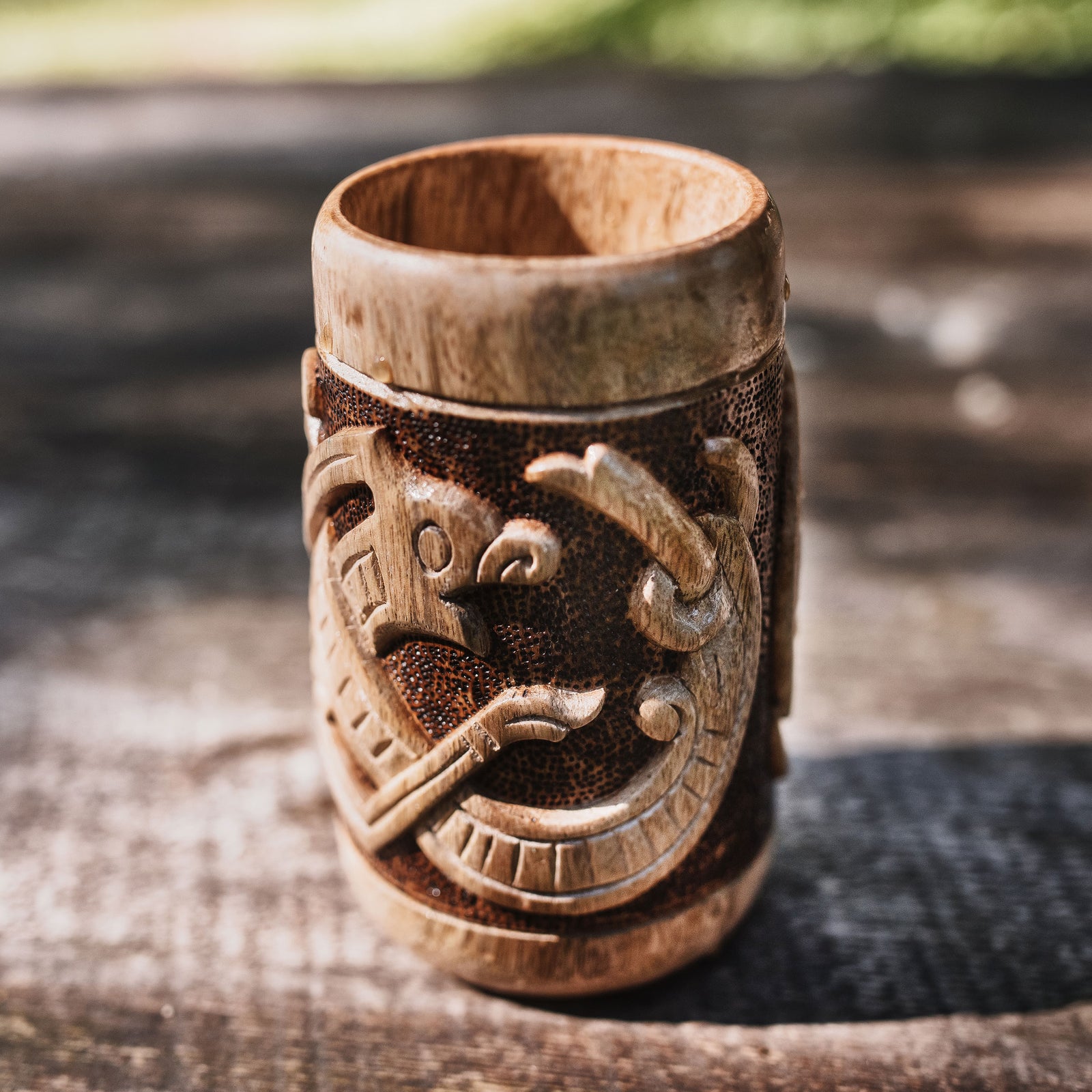 Wooden Cup – Skullvikings