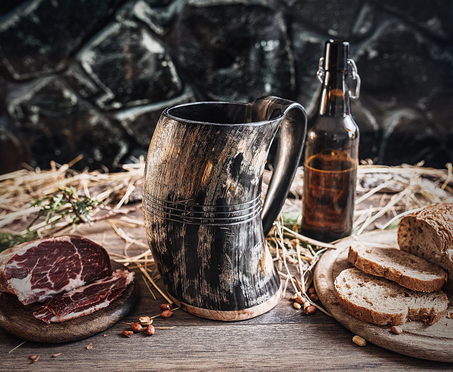 Viking Horn Tankard Mug