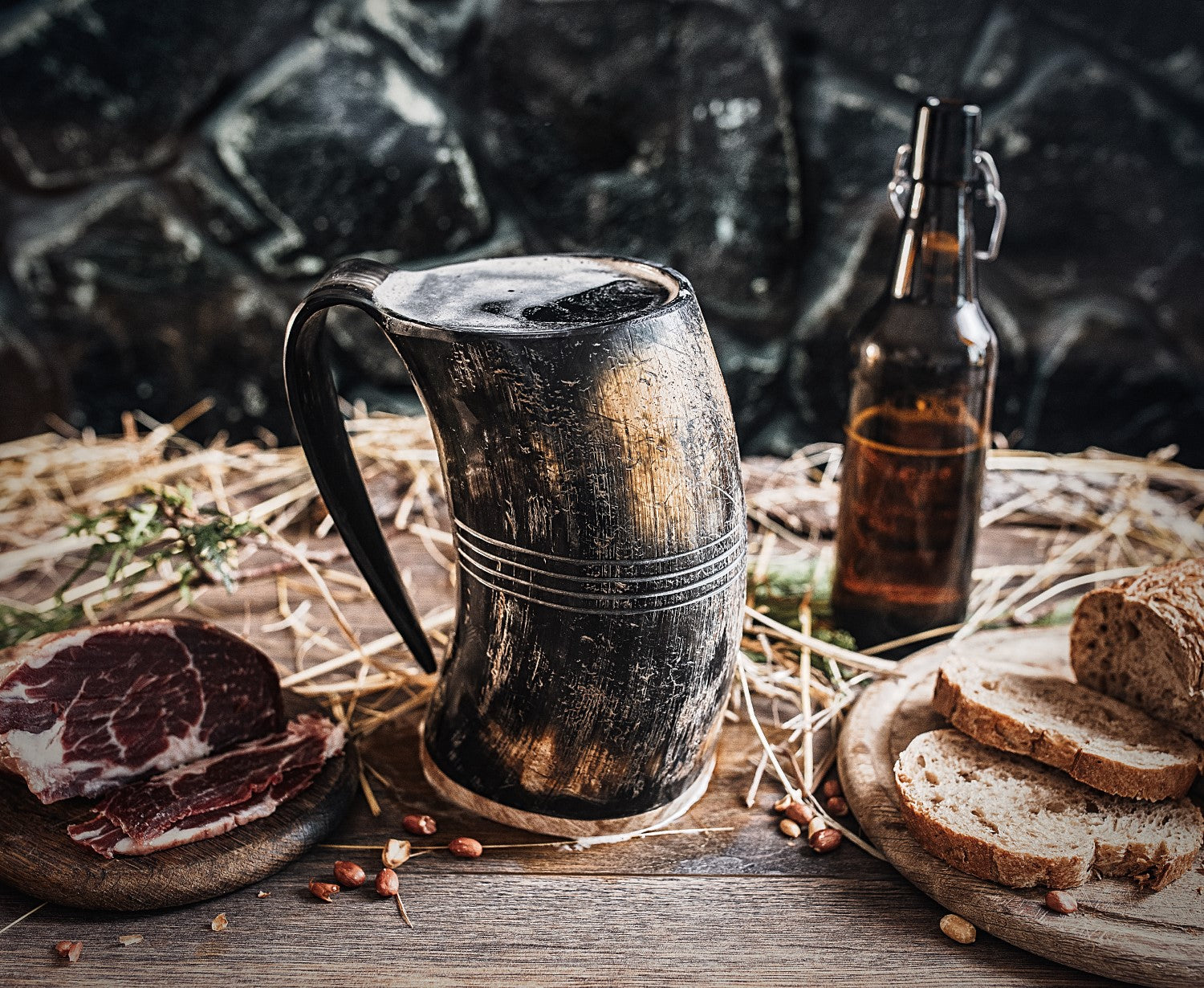 Viking Horn Tankard Mug