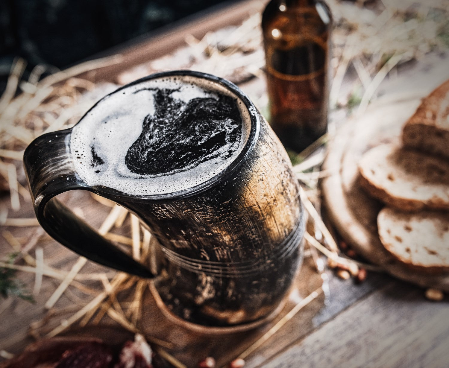 Viking Horn Tankard Mug