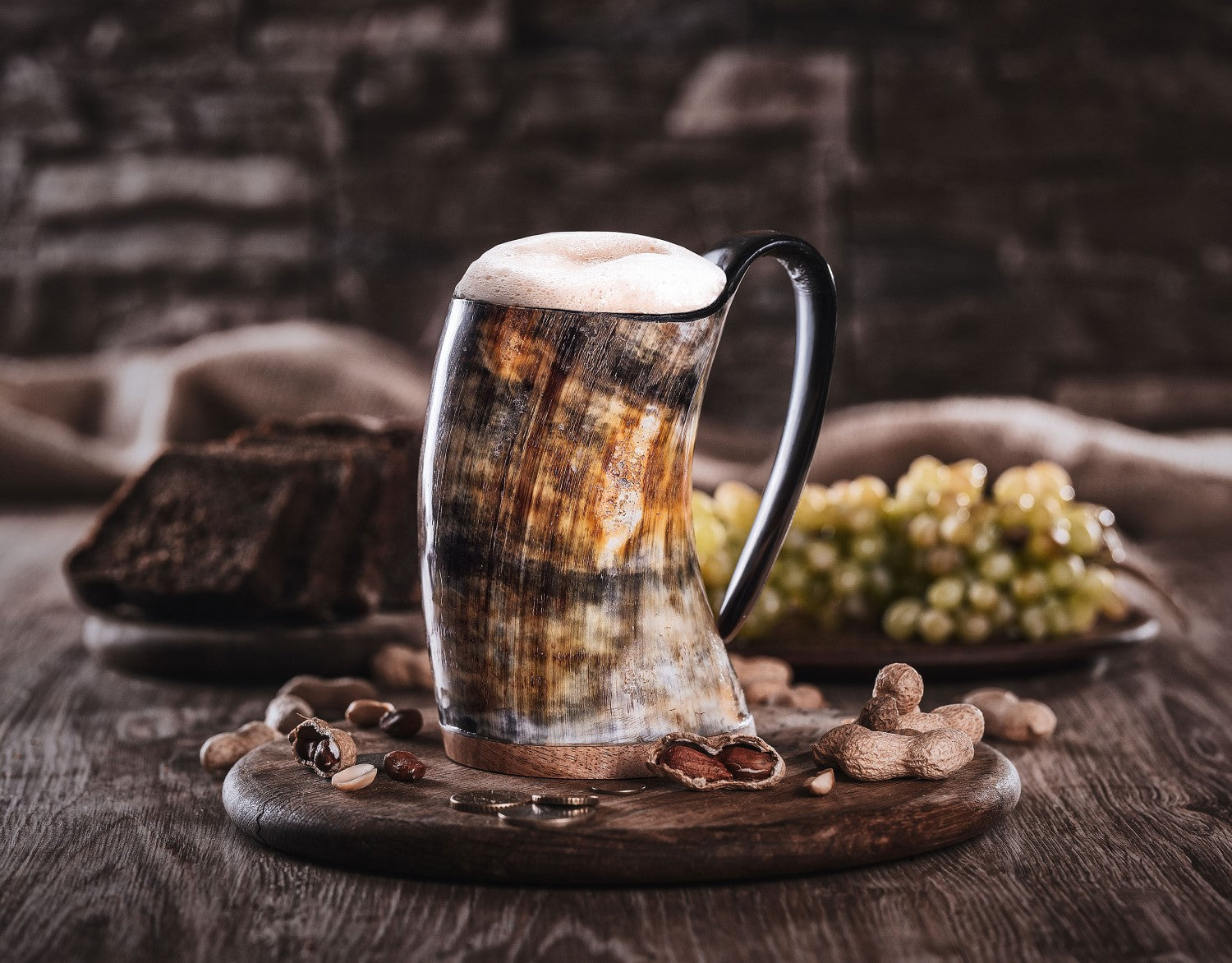 Viking Horn Tankard Mug