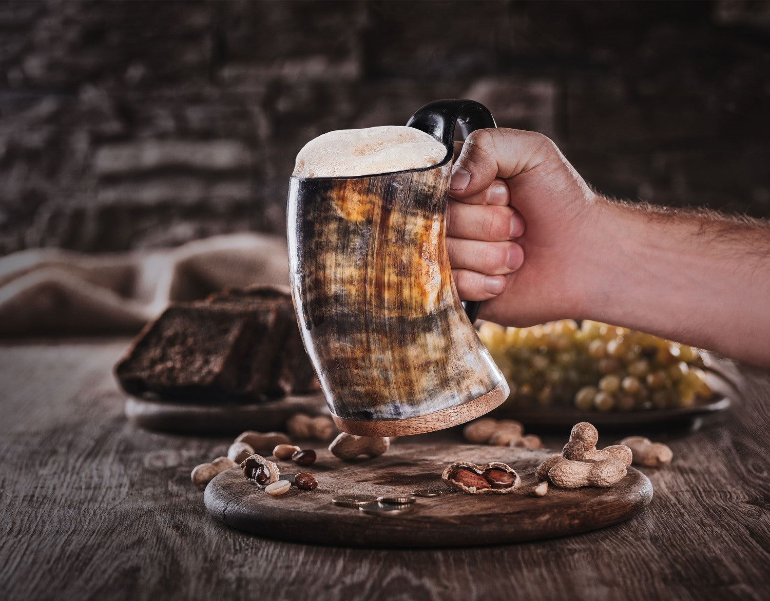 Viking Horn Tankard Mug