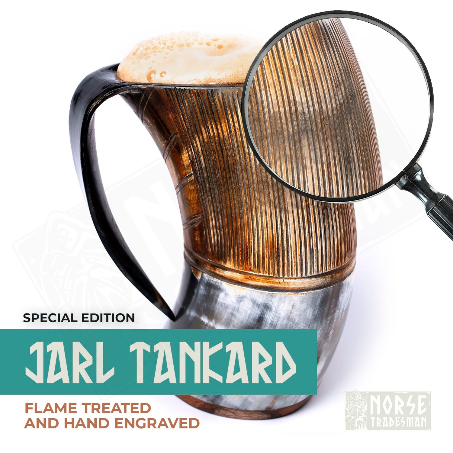Viking Horn Tankard Mug